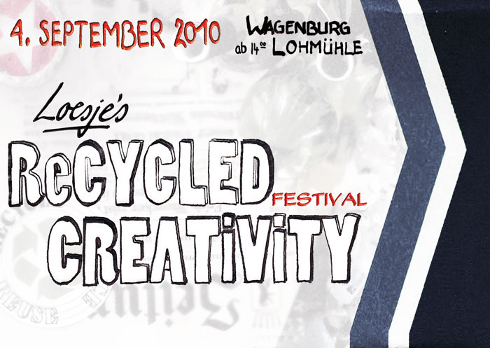 Recycled Creativity 2010 Flyer Front